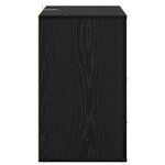 vidaXL Cabinet de chevet Chêne noir 50 x 36 x 60 cm Bois d'ingénierie