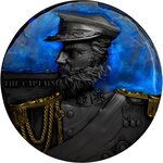 Pièce de monnaie en Argent 2000 Francs g 62.2 (2 oz) Millésime 2025 Myths and Masters of the Seven Seas COMMANDER OF THE ATLANTIC