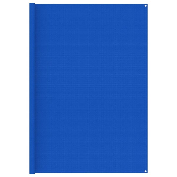vidaXL Tapis de tente 250x550 cm Bleu