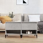 vidaXL Tables d'appoint 2 Pièces Gris béton 50x46x50 cm Bois d'ingénierie