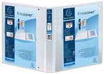 Classeur personnalisable Kreacover A4 Maxi 4 Ax Diam 30 mm Dos 47 mm Blanc EXACOMPTA