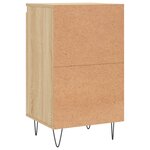 vidaXL Buffet chêne sonoma 40x35x70 cm bois d'ingénierie