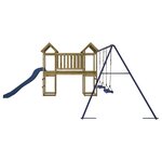 vidaXL Aire de jeux d'extérieur bois de pin imprégné