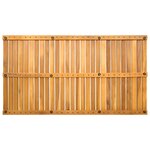 vidaXL Tapis de bain Uni Marron 100 x 55 cm bois