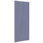 vidaXL Écran de balcon Bleu et blanc 120x240 cm Tissu Oxford