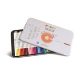 Crayons de couleur hexagonaux minabella  36 couleurs  boîte en métal. Ø 3 8 mm x 6 primo