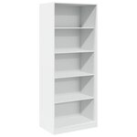 vidaXL Garde-robe blanc 80x50x200 cm bois d'ingénierie