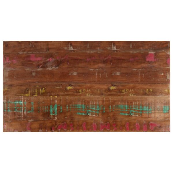 vidaXL Dessus de table 100x60x3 8cm rectangulaire bois massif récupéré