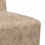 vidaXL Fauteuil 3 Pièces Gris clair 55 x 74 x 82 cm Cuir suédé faux