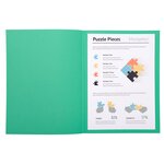 Paquet 100 Chemises Super 210 - 24x32cm - Vert Vif - X 5 - Exacompta