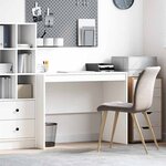 vidaXL Bureau Blanc 100 x 50 x 76 cm Bois d'ingénierie
