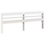 vidaXL Cadre de lit sans matelas blanc 140x200 cm bois de pin massif