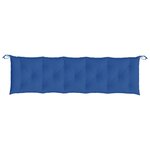 vidaXL Coussins de banc de jardin 2 Pièces bleu 180x50x7 cm tissu Oxford