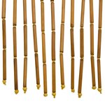 vidaXL Rideau de porte anti-insectes multicolore 100 x 200 cm Bambou