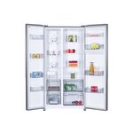 CONTINENTAL EDISON CERA518DDIX Réfrigérateur américain 518 LTotal No Frost distributeur d'eau L 90 cm x P 66 cm x H 177 cm Inox