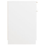 Armoire de bureau moderne avec tiroir et compartiments 33 5 x 50 x 75 cm en bois d'ingénierie blanc 02_0048010