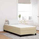 vidaXL Matelas de Lit avec matelas Vert 90 x 200 cm tissu