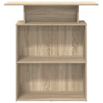 vidaXL Bureau réception chêne sonoma 100x40x104 cm bois d'ingénierie