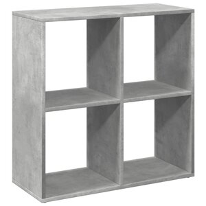 vidaXL Étagère séparatrice de pièce gris béton 69 5x29x69 5 cm