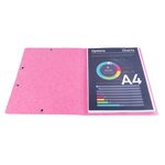 Chemise à élastiques sans Rabats carton 400g 24x32 cm Fuchsia EXACOMPTA