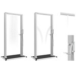 vidaXL Douche d'extérieur avec receveur WPC Acier inoxydable