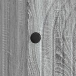 vidaXL Cabinet de chevet Sonoma gris 43 x 34 5 x 50 cm