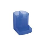 Pot à crayons Mini-Octo - Dimensions : L9 x H11,1 x P12,3 cm coloris bleu glacé tra... EXACOMPTA