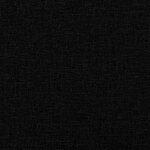 vidaXL Cadre de lit sans matelas noir 120x200 cm tissu