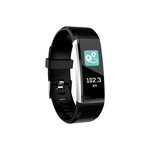 BFH-16BLACK - BRACELET CONNECTÉ BLUETOOTH® AVEC CARDIOFRÉQUENCEMÈTRE & ÉCRAN COULEUR