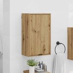 vidaXL Cabinet de salle de bain Chêne artisanal 39 x 23 5 x 65 cm