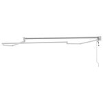 vidaXL Cadre de store rétractable électrique Blanc 3 5 x 2 m Aluminium