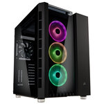 CORSAIR Boitier PC Crystal 680X - Cube Tour - Noir - Fenetre en verre trempé (CC-9011168-WW)