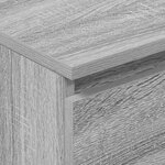 vidaXL Buffet Sonoma gris 60x35x98 5 cm Bois d'ingénierie