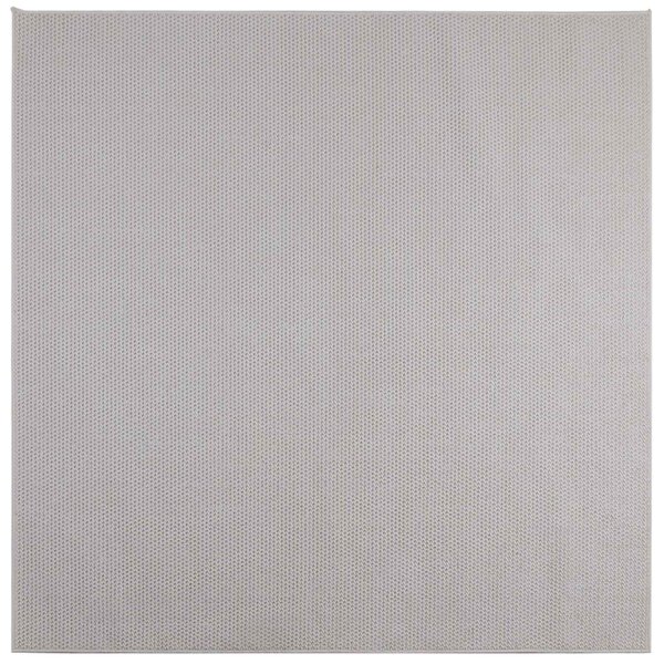 vidaXL Tapis de surface Carré HUARTE Crème 200 x 200 cm Polyester