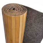 vidaXL Cloison de séparation bambou naturel largeur 250 cm hauteur 165 cm