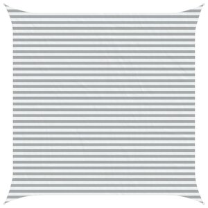 vidaXL Voile d'ombre Gris clair et blanc 4 5 x 4 5 m