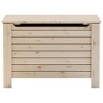 vidaXL Boîte de rangement avec couvercle RANA bois massif de pin