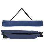 vidaXL Lit de camping pliant Bleu Tissu Oxford