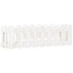 vidaXL Lit surélevé de jardin design de clôture 100x30x30cm pin massif