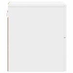 vidaXL Cabinet de chevet mural Blanc 34 5 x 33 x 40 cm