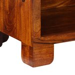 vidaXL Meuble à chaussures 55x35x75 cm en bois solide d'acacia