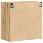 vidaXL Meuble mural chêne artisanal 60 x 31 x 60 cm Bois d'ingénierie