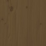 vidaXL Tête de lit Marron miel 196x3x80 5 cm Bois massif de pin
