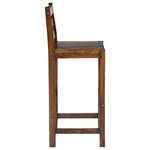 vidaXL Tabourets de bar lot de 2 bois massif de récupération