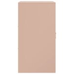 vidaXL Buffet rose 34 5x39x73 cm acier