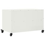 vidaXL Meuble TV blanc 68x39x43 5 cm acier
