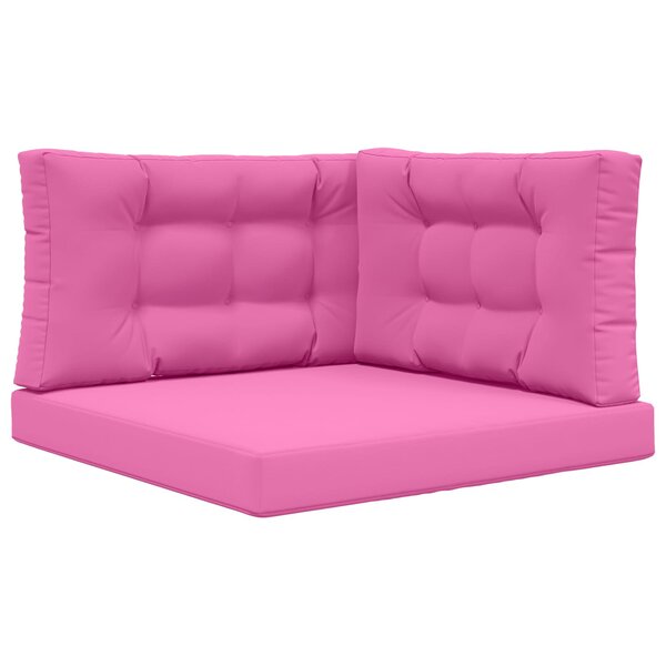 vidaXL Coussin de canapé d'extérieur Polyester Rose 80 x 80 cm