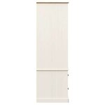 vidaXL Garde-robe VIGO blanc 90x55x170 cm bois massif de pin