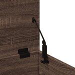 vidaXL Boîte de rangement chêne marron 60x35x35 cm bois d'ingénierie