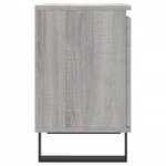vidaXL Tables de chevet 2 Pièces sonoma gris 40x30x50cm bois d'ingénierie